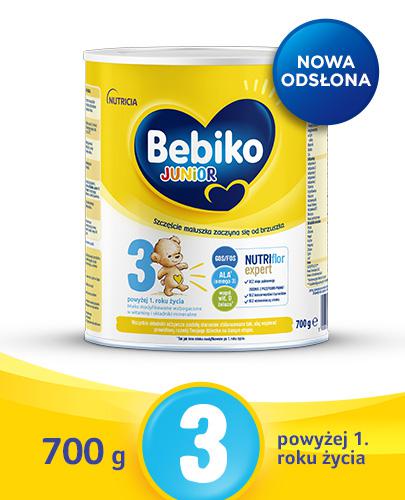 Bebiko Junior 3 Nutriflor Expert, 700 g, Mleko modyfikowane po 1. roku życia zdjęcie
