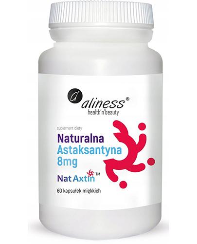 Aliness Naturalna Astaksantyna 8 mg 60 kapsułek zdjęcie