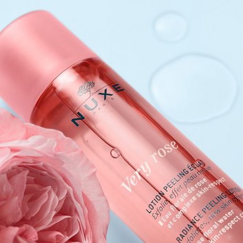 Nuxe Very Rose Rozświetlający peeling złuszczający, 150 ml, cena, opinie, właściwości 