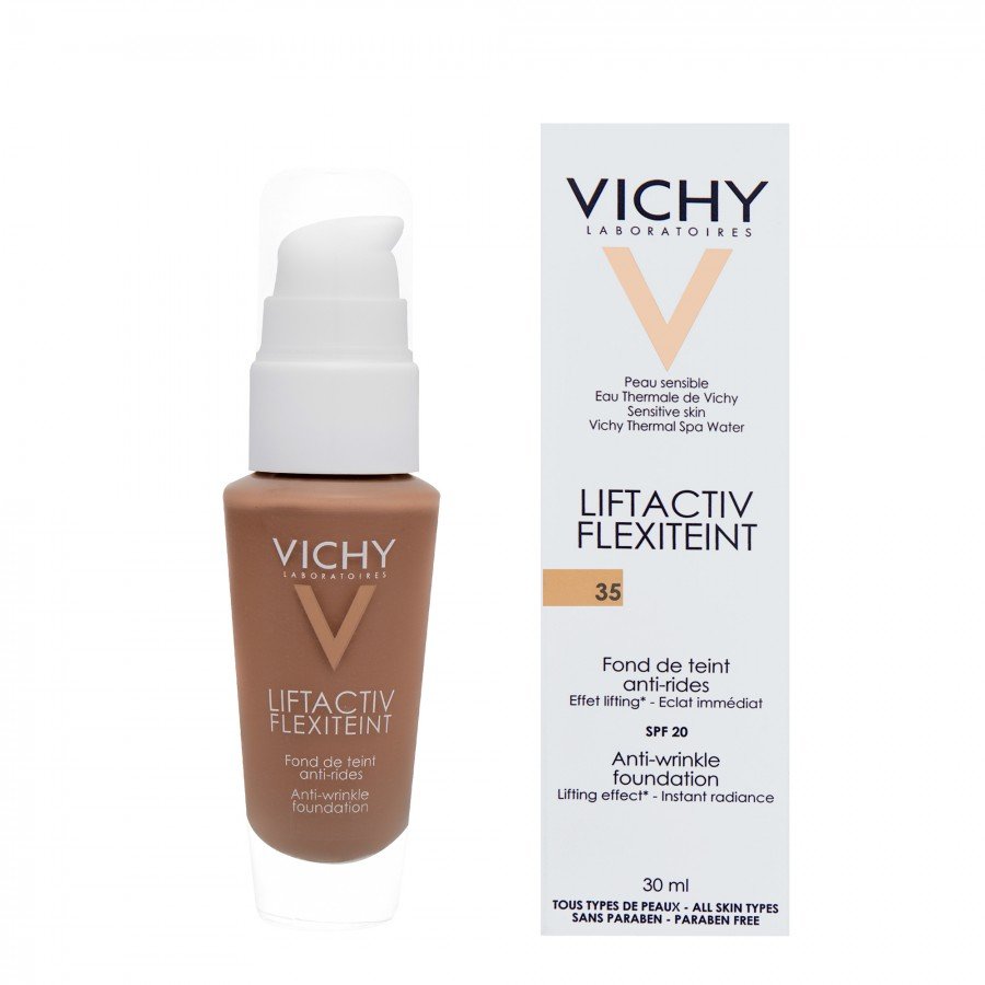 Vichy Liftactiv Flexiteint, podkład wygładzający zmarszczki, 35 Sand, 30 ml