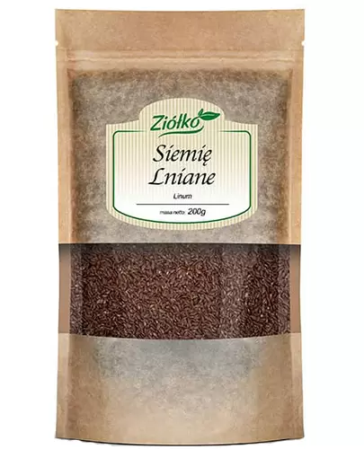 Ziółko Siemię lniane brązowe 200 g zdjęcie