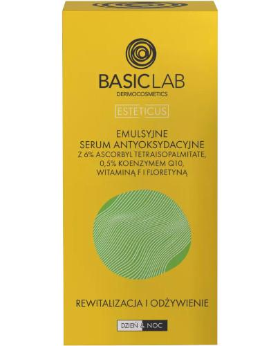 Basiclab Emulsyjne serum antyoksydacyjne z 6% ascorbyl tetraisopalmitate Rewitalizacja i Odżywienie, 30 ml zdjęcie