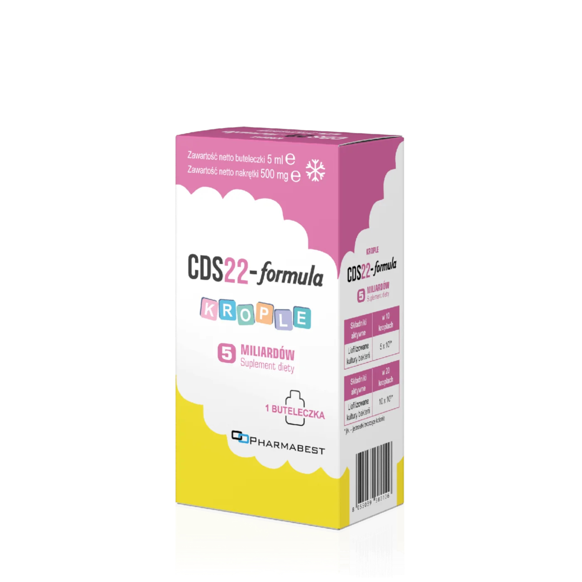 CDS22-formula Krople 5 mld, 1 buteleczka zdjęcie