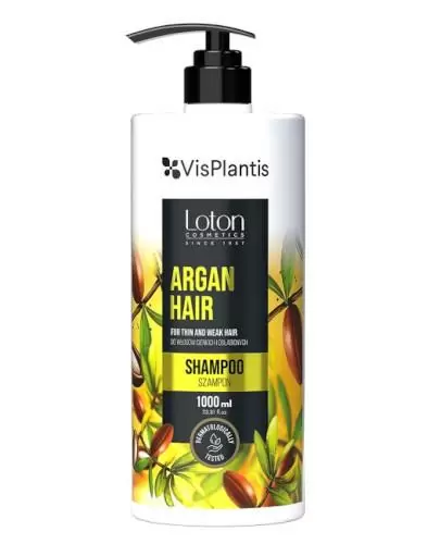 Vis Plantis Loton Argan Hair szampon do włosów cienkich i słabych 1000 ml zdjęcie