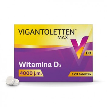 Vigantoletten Max witamina D3 4000 j.m. 120 tabletek