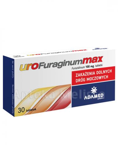 uroFuraginum Max 100mg leczenie zakażeń dróg moczowych 30 tabletek zdjęcie