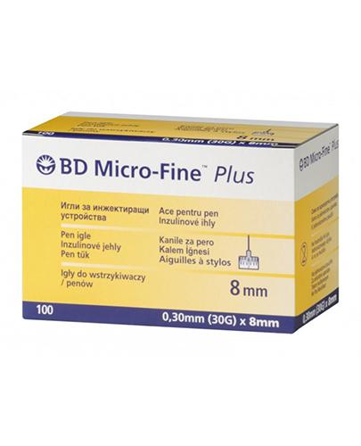 BD Micro-Fine Plus Igły do penów 30G 0,30 mm x 8 mm - 100 szt. - cena, opinie, wskazania zdjęcie