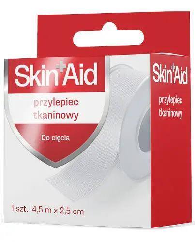 Skin Aid Przylepiec tkaninowy 4,5 m x 2,5 cm 1 sztuka zdjęcie