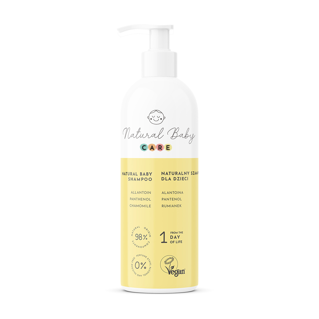 Natural Baby Care Naturalny szampon dla dzieci bez perfum od 1 dnia życia, 200 ml zdjęcie