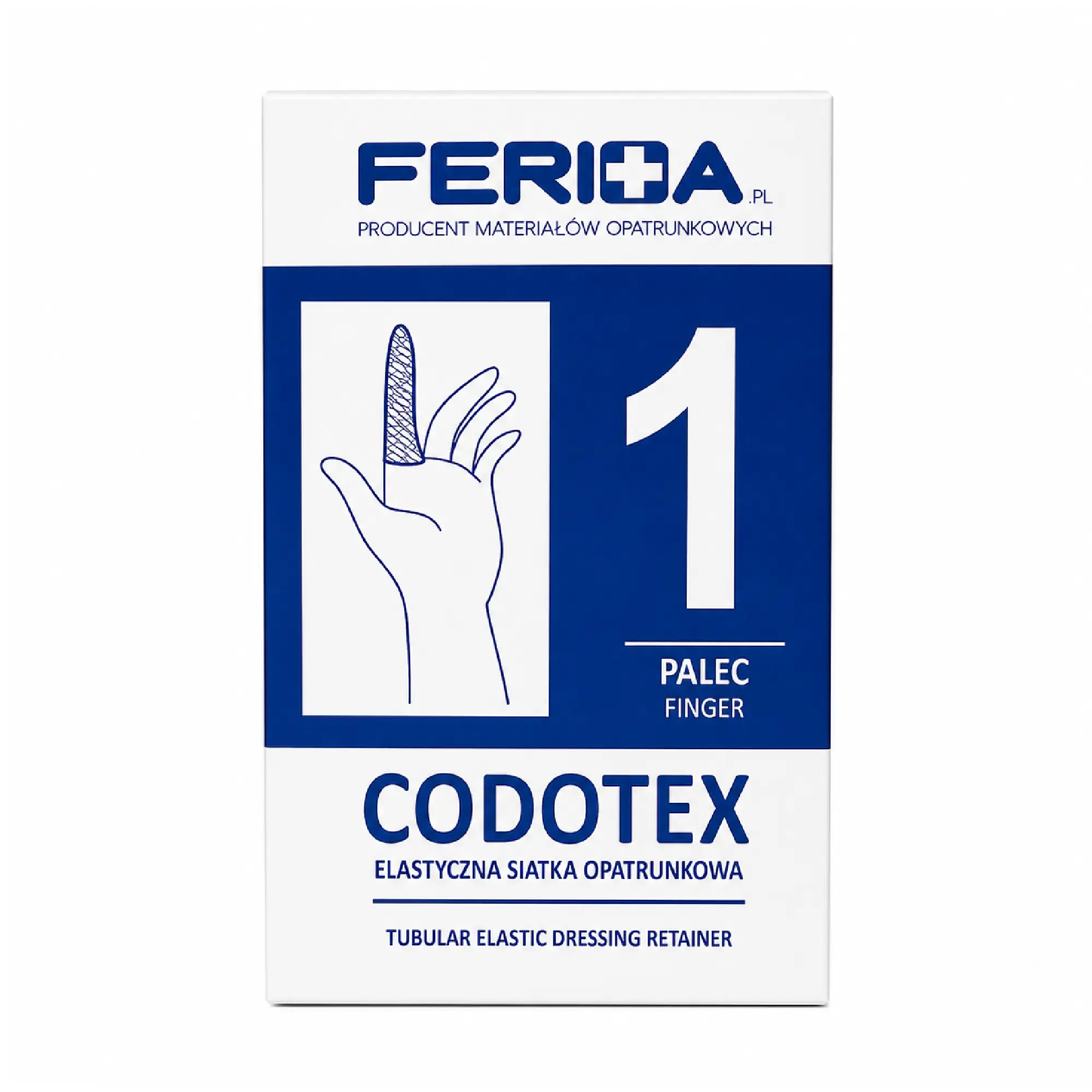 Codotex 1 elastyczna siatka opatrunkowa na palec, 1 sztuka