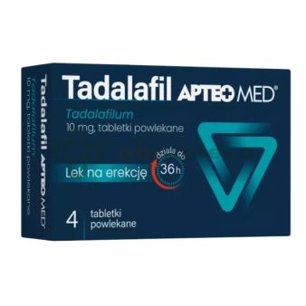 Tadalafil Apteo Med, 10 mg, tabletki, 4 sztuki zdjęcie