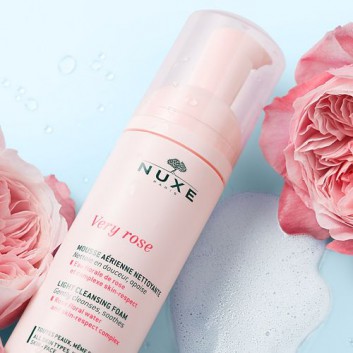 Nuxe Very Rose Oczyszczająca pianka micelarna, 150 ml, cena, opinie, właściwości 