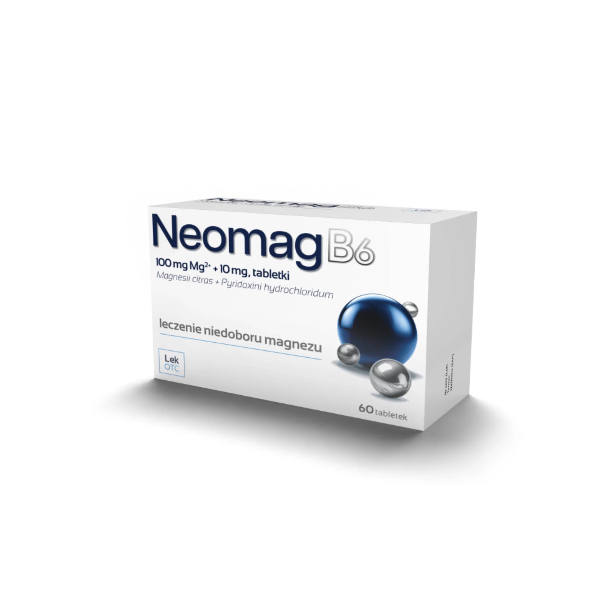 NeomagB6 (100 mg + 10 mg), tabletki, 60 sztuk zdjęcie
