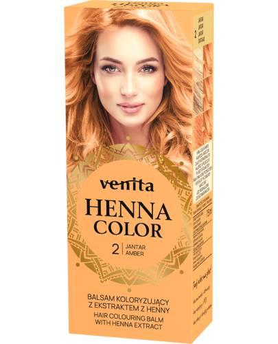 Venita Henna Color, balsam koloryzujący z ekstraktem z henny, 2 Jantar Amber, 75 ml zdjęcie