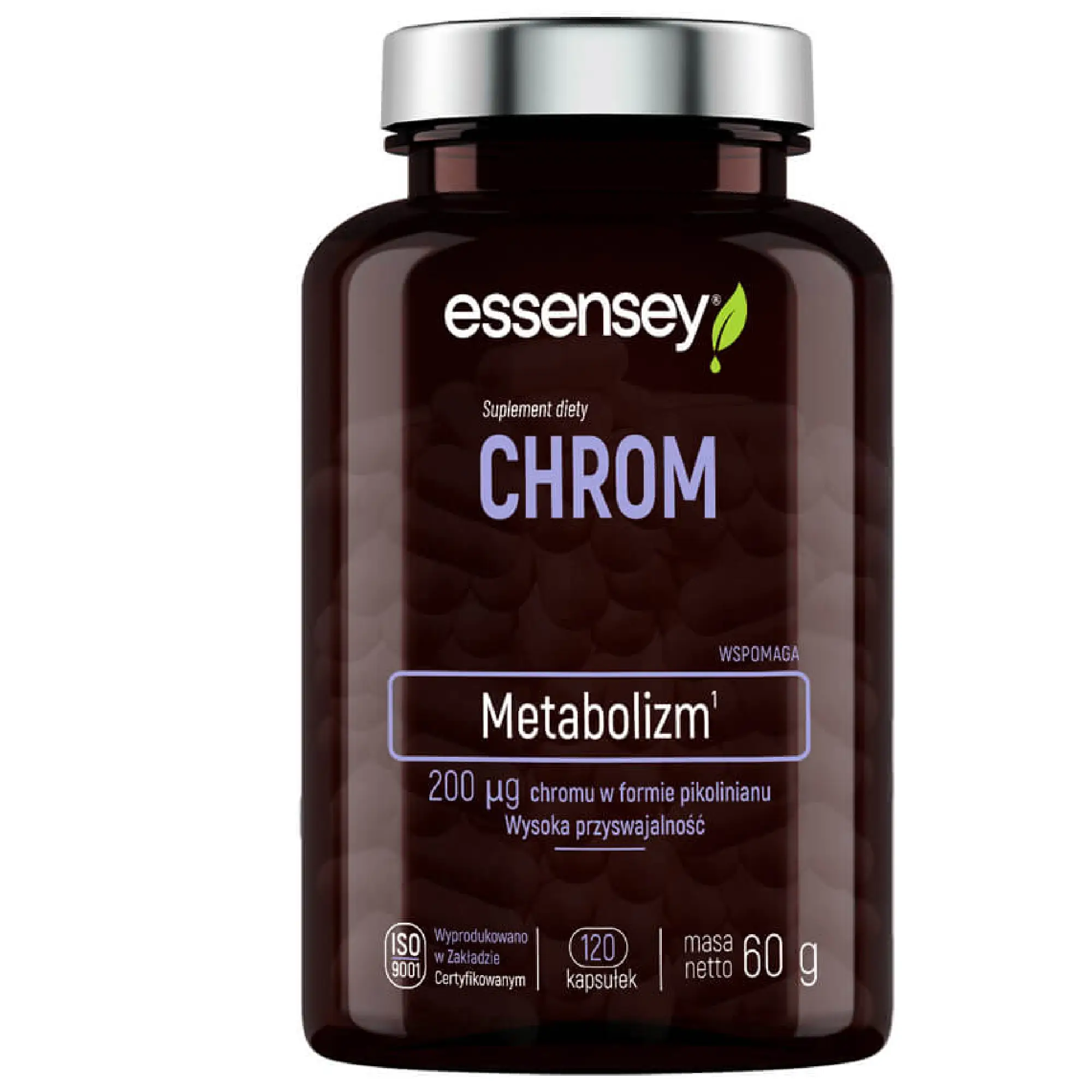 Essensey, Chrom, kapsułki, 120 sztuk zdjęcie