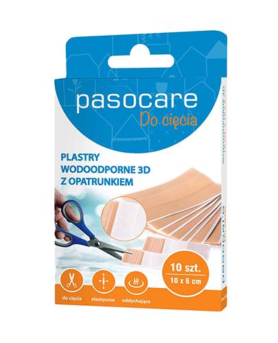 Pasocare plastry wodoodporne 3D z opatrunkiem 10 x 6cm 10 sztuk zdjęcie