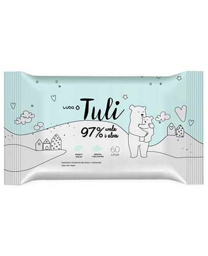 Luba Tuli 97% Woda i Aloes Nawilżane chusteczki dla dzieci i niemowląt - 60 sztuk zdjęcie