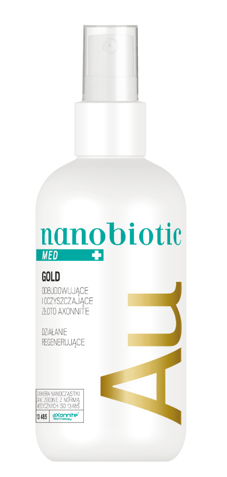 Nanobiotic Med Gold odbudowujące i oczyszczające złoto spray 150 ml zdjęcie