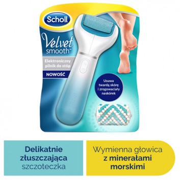 SCHOLL Elektroniczny pilnik do stóp, 1 sztuka