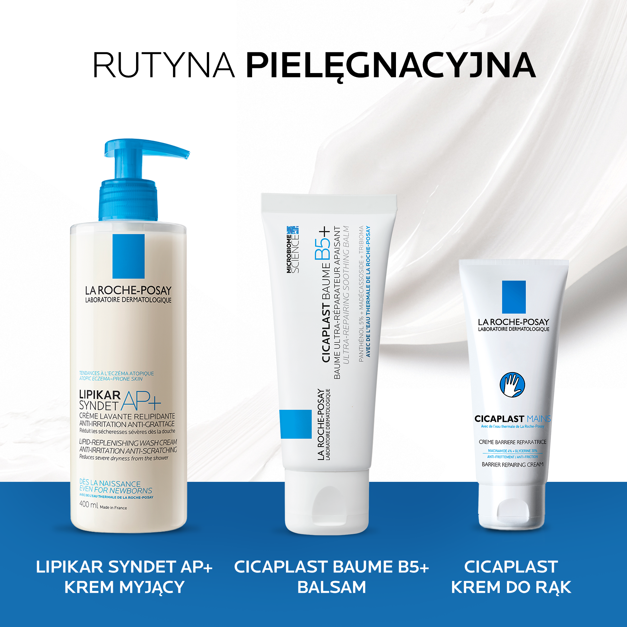 La Roche Posay Cicaplast Baume B5+, silnie regenerujący balsam kojący, 40 ml