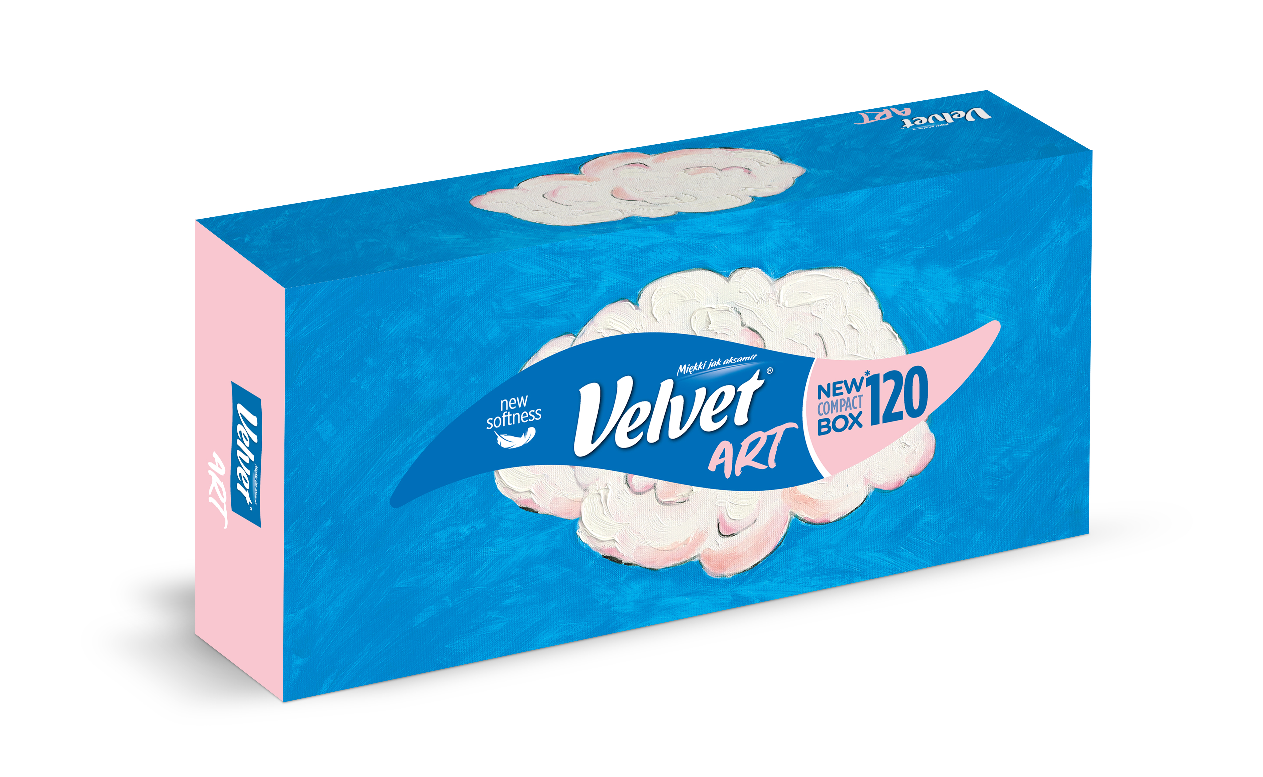 Velvet Trendy, Chusteczki uniwersalne, 120 sztuk