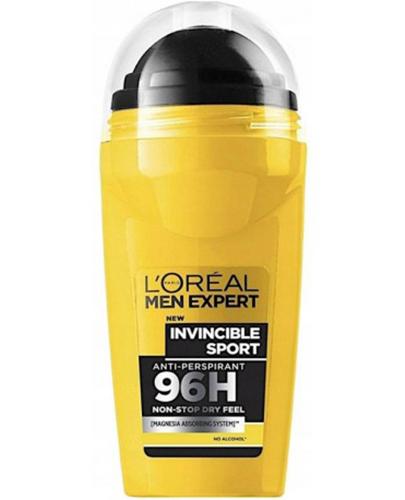 L'Oreal Men Expert Invincible Sport Dezodorant xxl roll-on - 50 ml - cena, opinie, wskazania zdjęcie