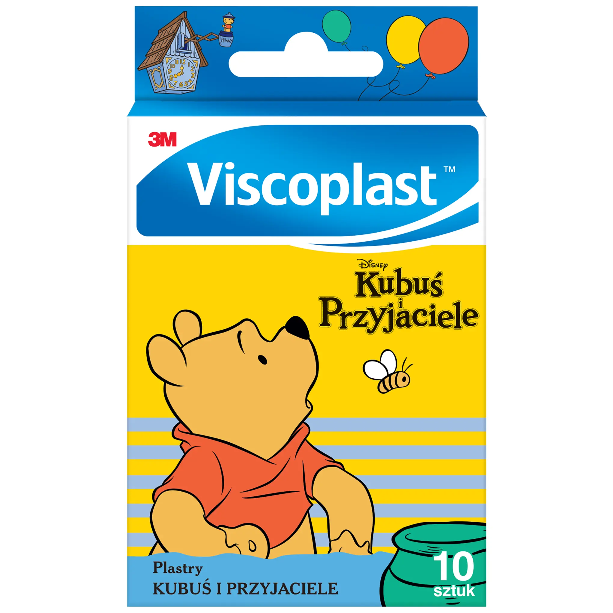 VISCOPLAST Plastry dla dzieci 'Kubuś Puchatek', 10 szt. zdjęcie