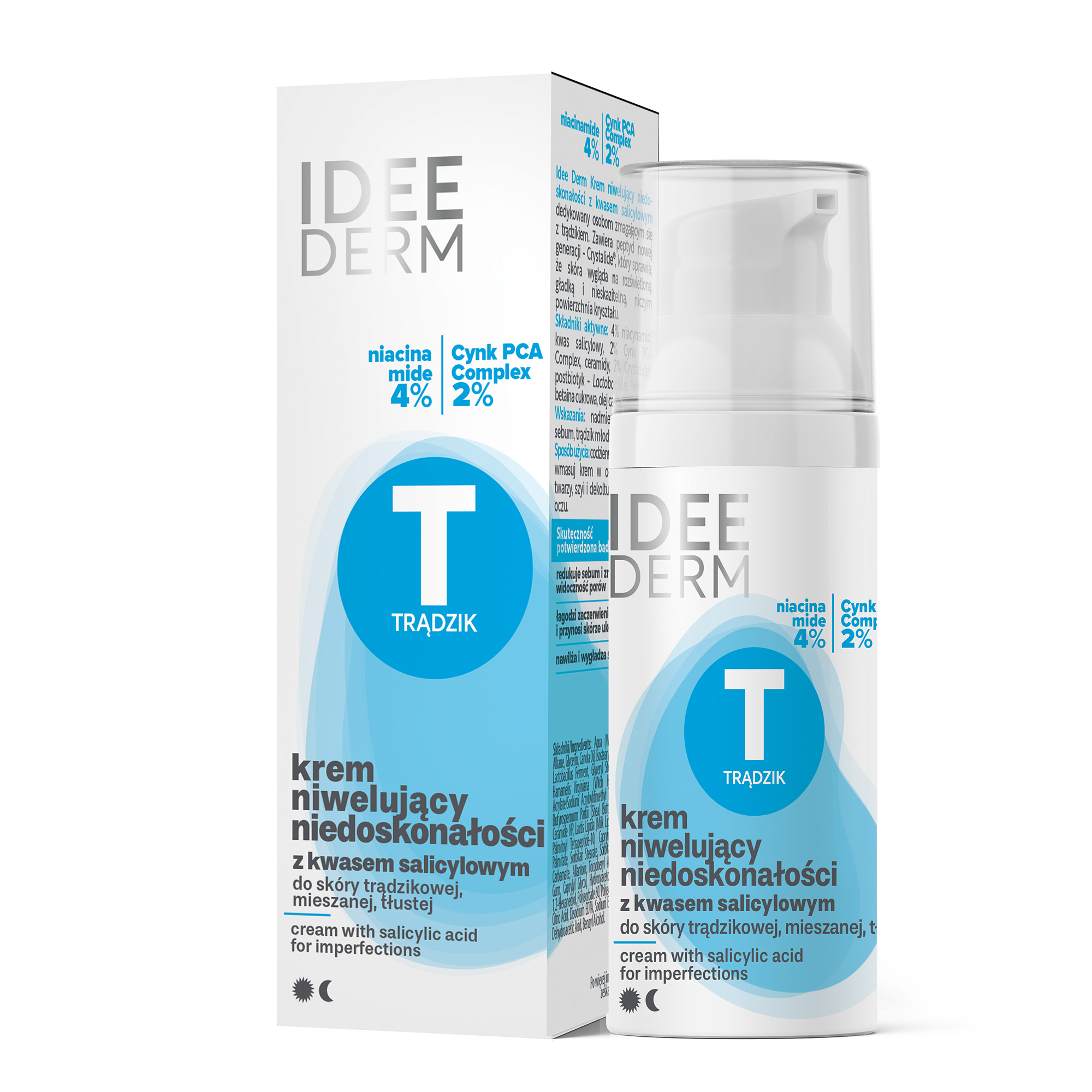 Idee Derm Krem niwelujący niedoskonałości z kwasem salicylowym, 50 ml zdjęcie