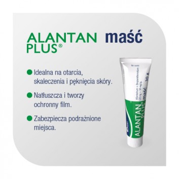 Alantan Plus, (20 mg + 50 mg)/g, maść, 30 g