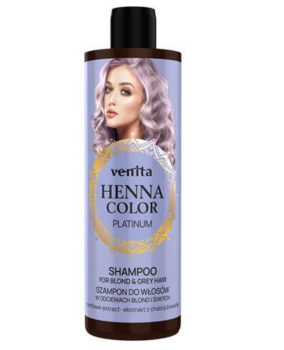 VENITA Henna Color Szampon Platinum do włosów blond i siwych, 300 ml zdjęcie