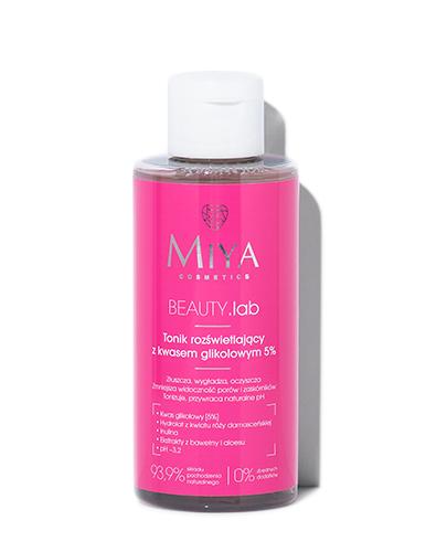 Miya BEAUTY.lab Tonik rozświetlający z kwasem glikolowym 5 % - 150 ml - cena, opinie, działanie zdjęcie