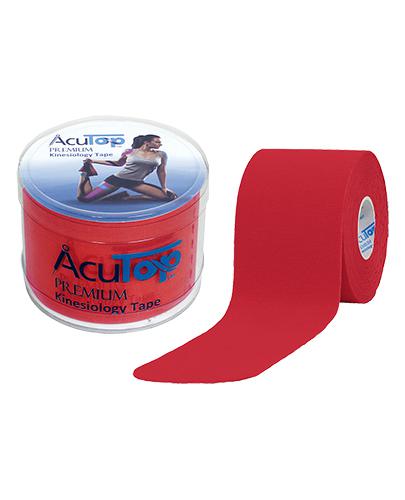 AcuTop Premium Kinesiology Tape 5 cm x 5 m czerwony, 1 sztuka, cena, opinie, stosowanie zdjęcie