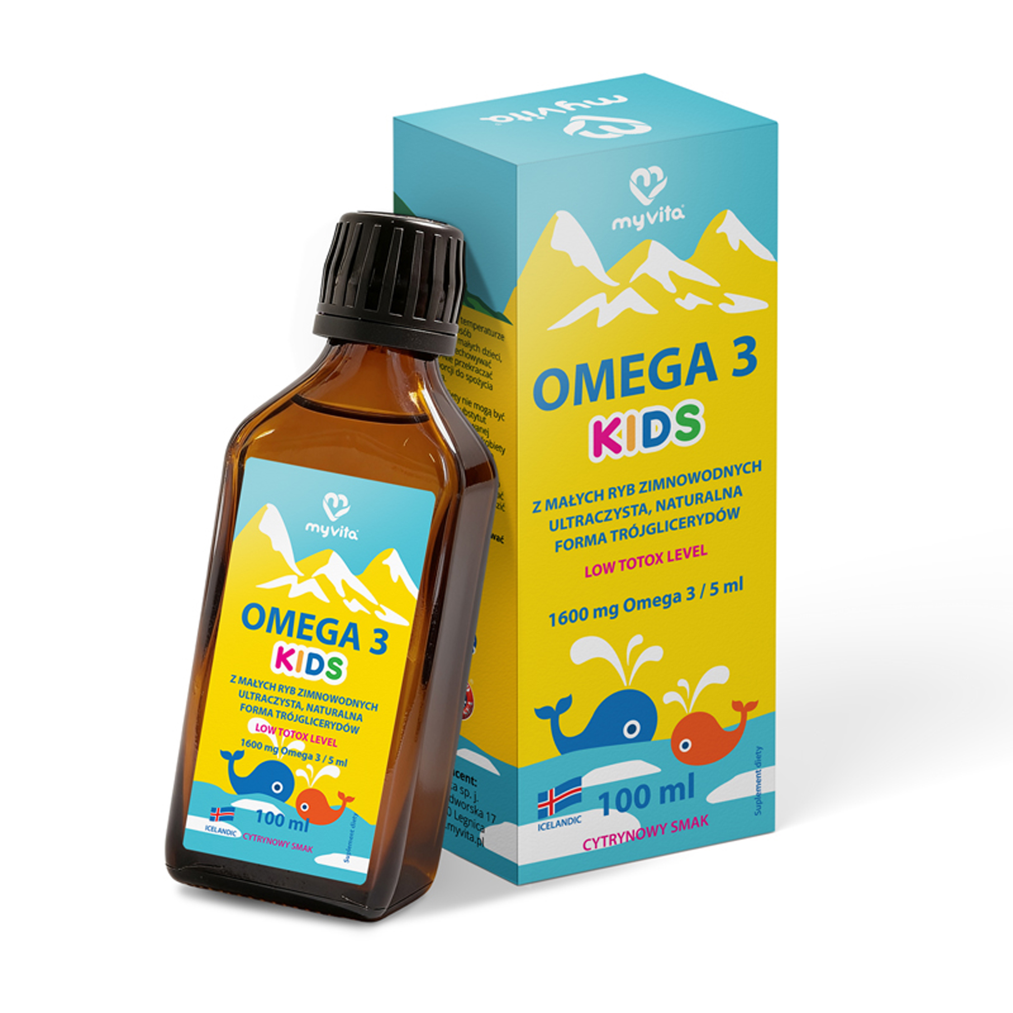 MyVita, Omega 3 Kids w płynie, 100 ml zdjęcie