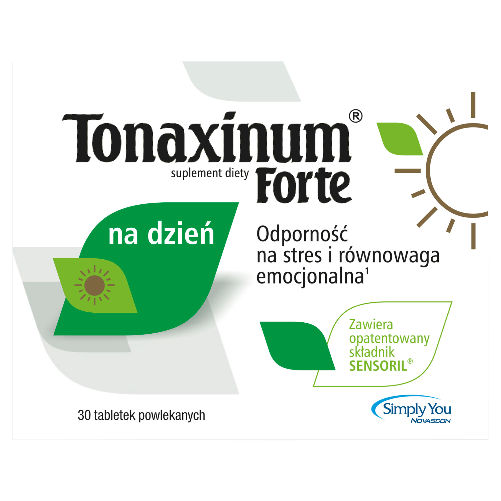 Tonaxinum Forte na dzień 30 tabletek zdjęcie