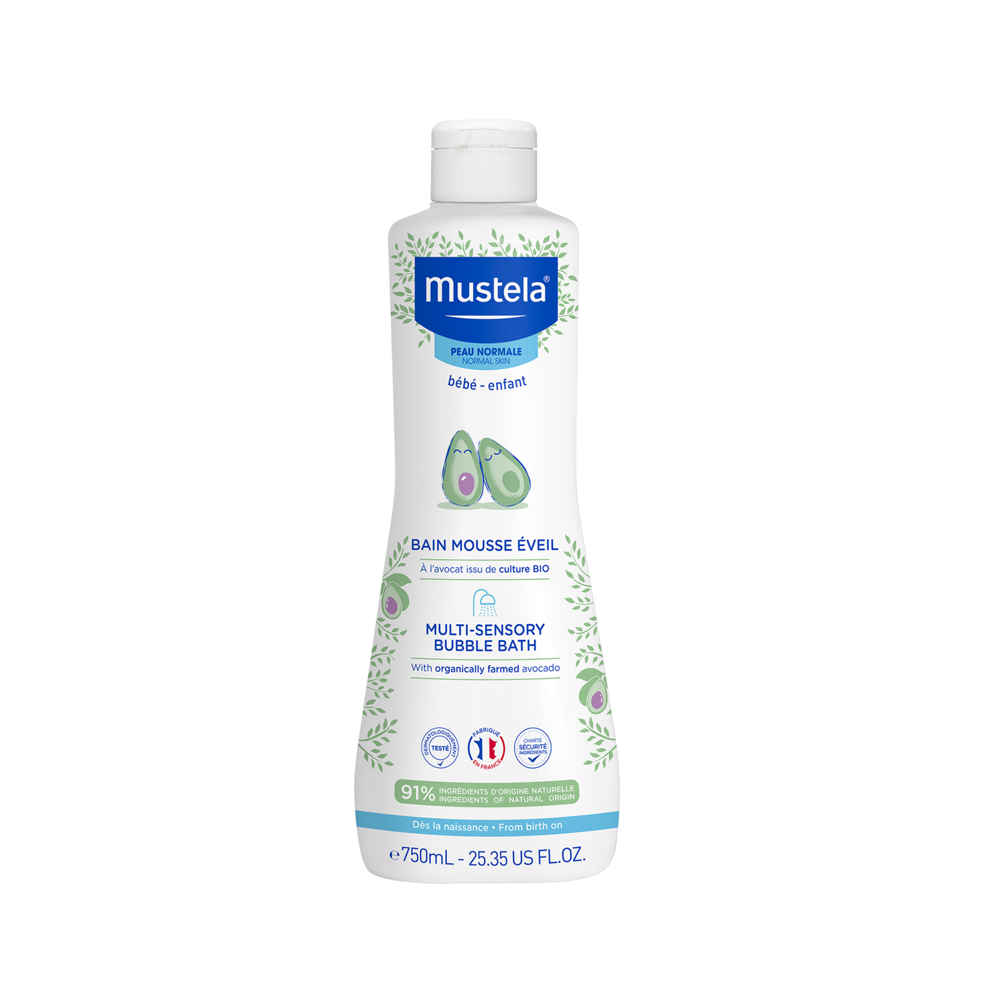 Mustela Bebe Enfant płyn bąbelkowa kąpiel 750 ml zdjęcie