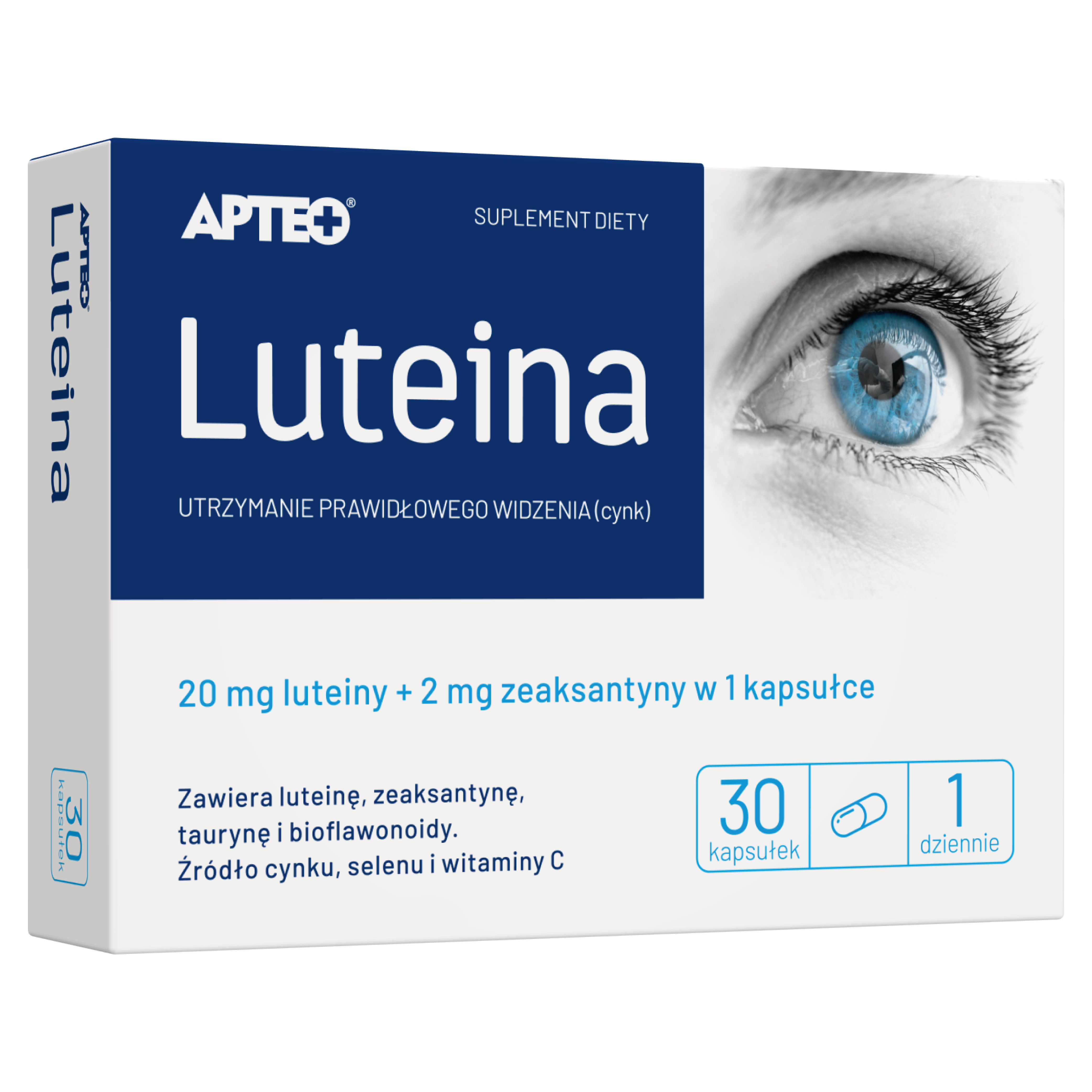 Apteo Luteina, kapsułki, 30 sztuk zdjęcie