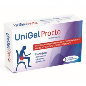 UniGel Procto, czopki, 10 sztuk