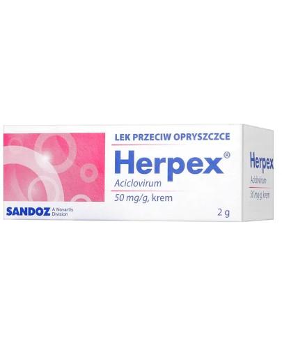 Herpex Krem 50 mg/g, 2 g zdjęcie