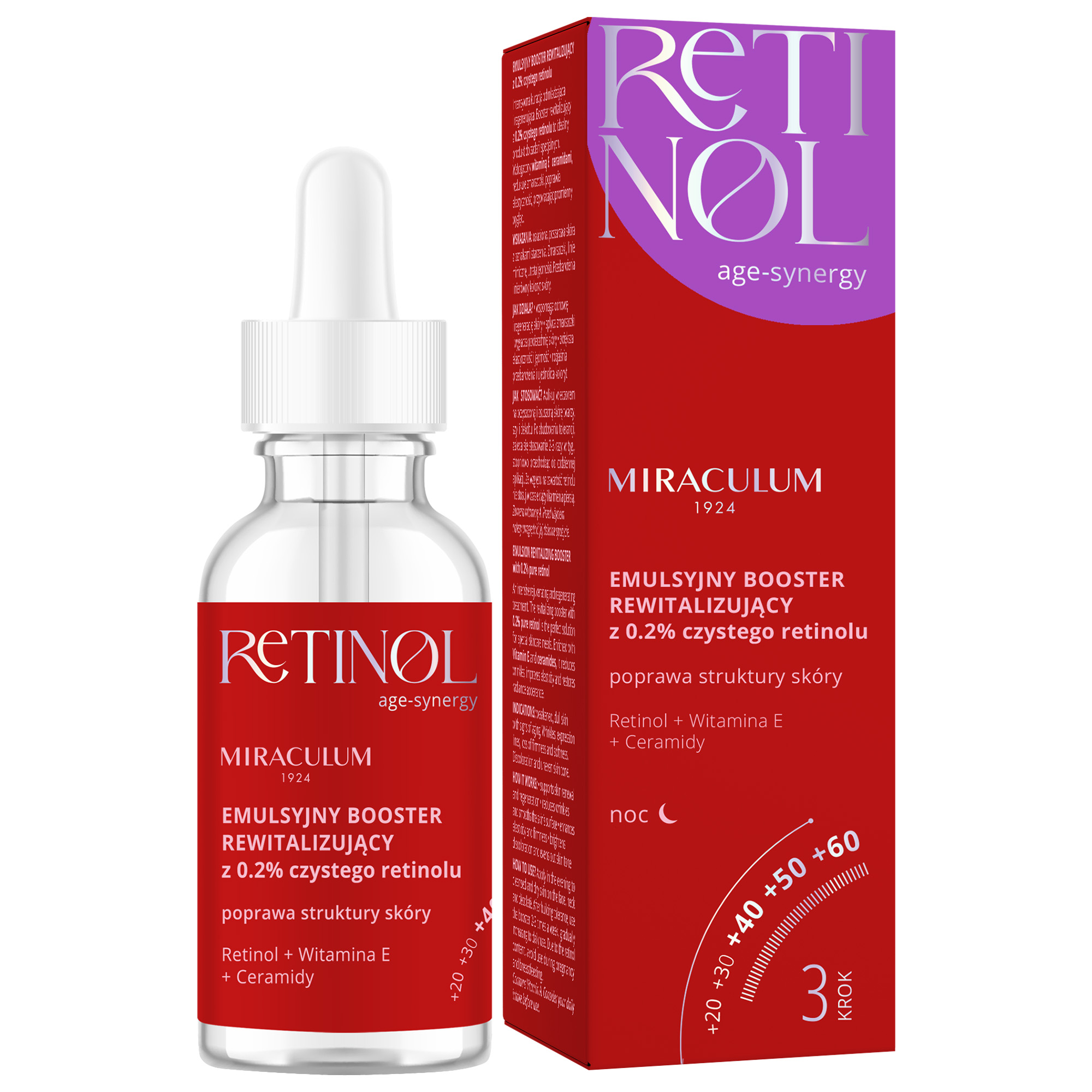 Miraculum Age-Synergy Retinol Emulsyjny booster, 30 ml zdjęcie