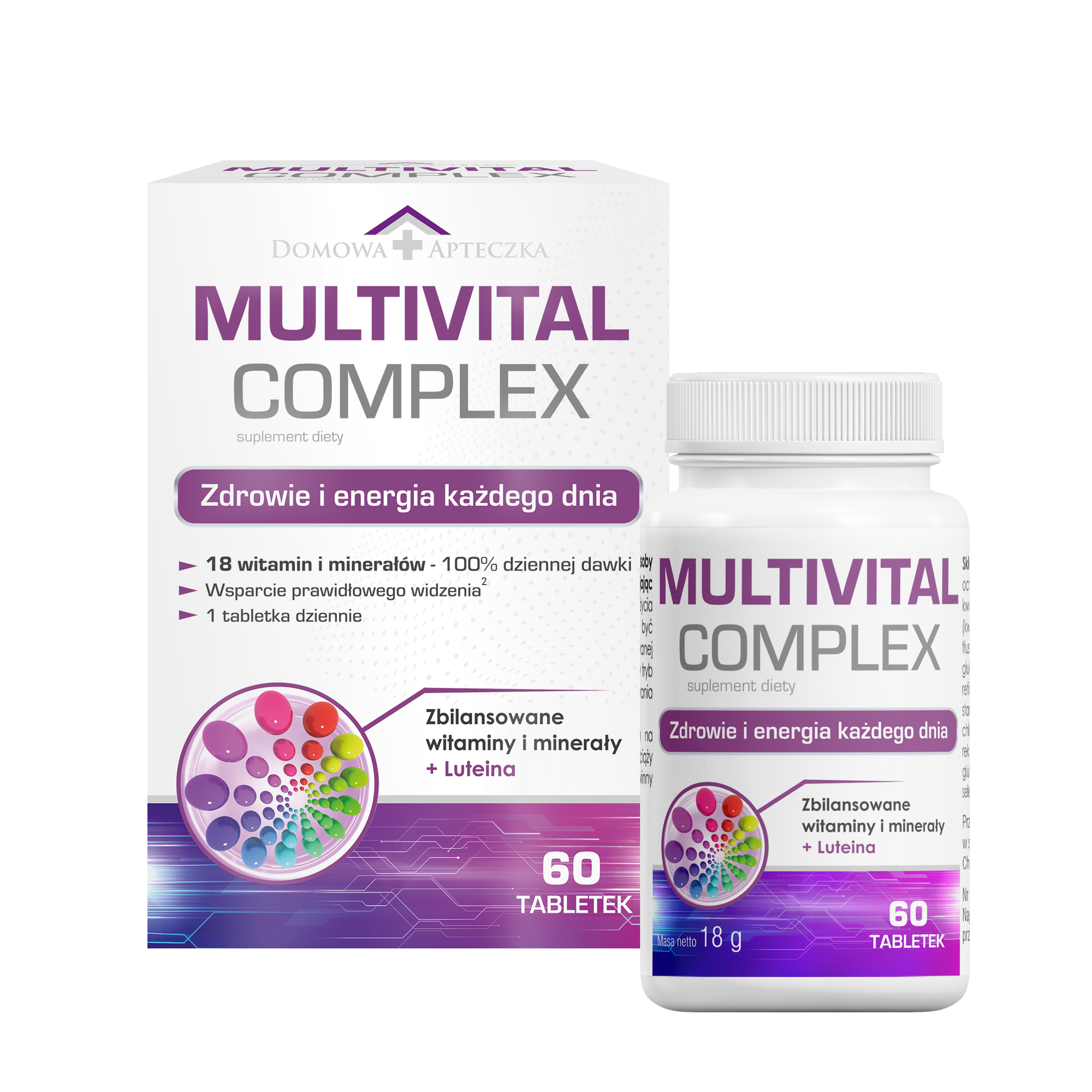 Domowa Apteczka Multivital Complex, 60 tabletek