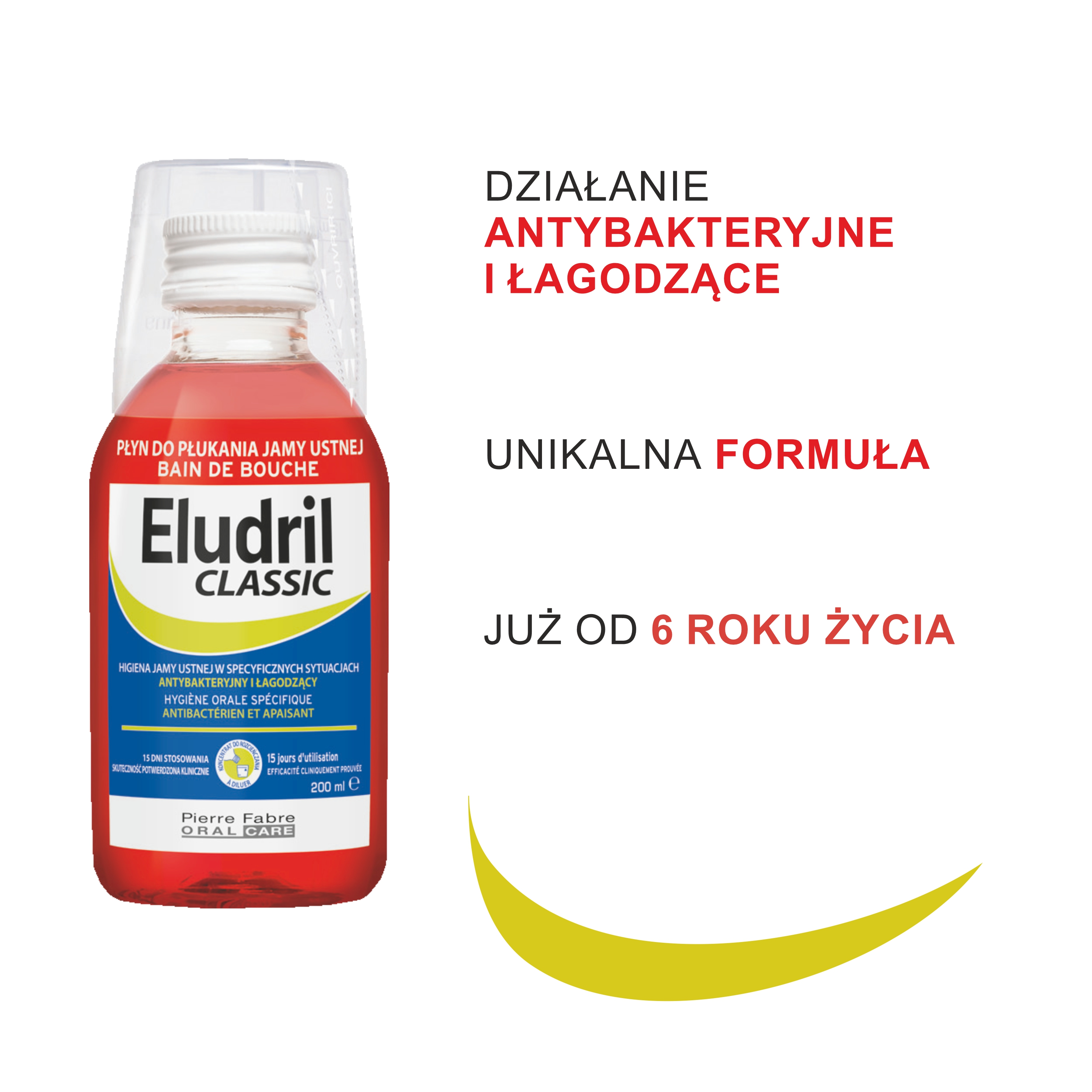 Eludril Classic płyn do płukania jamy ustnej 200 ml