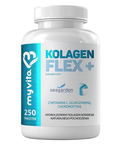 MyVita Kolagen Flex +, 250 tabl., cena, opinie, stosowanie zdjęcie