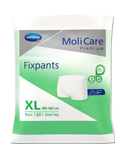 Hartmann MoliCare Premium Fixpants short leg majtki siatkowe do pieluch dla dorosłych rozmiar XL 5 sztuk zdjęcie