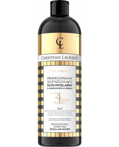 Christian Laurent Profesjonalny Oczyszczający Płyn micelarny z kompleksem 4 herbat 3 w 1, 500 ml, cena, opinie, właściwości zdjęcie