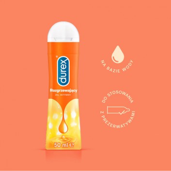 DUREX PLAY Potęgujący doznania żel intymny przyjemnie rozgrzewający, 50 ml 