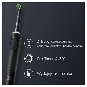 Oral-B Vitality Pro Black Szczoteczka elektryczna, 1 sztuka