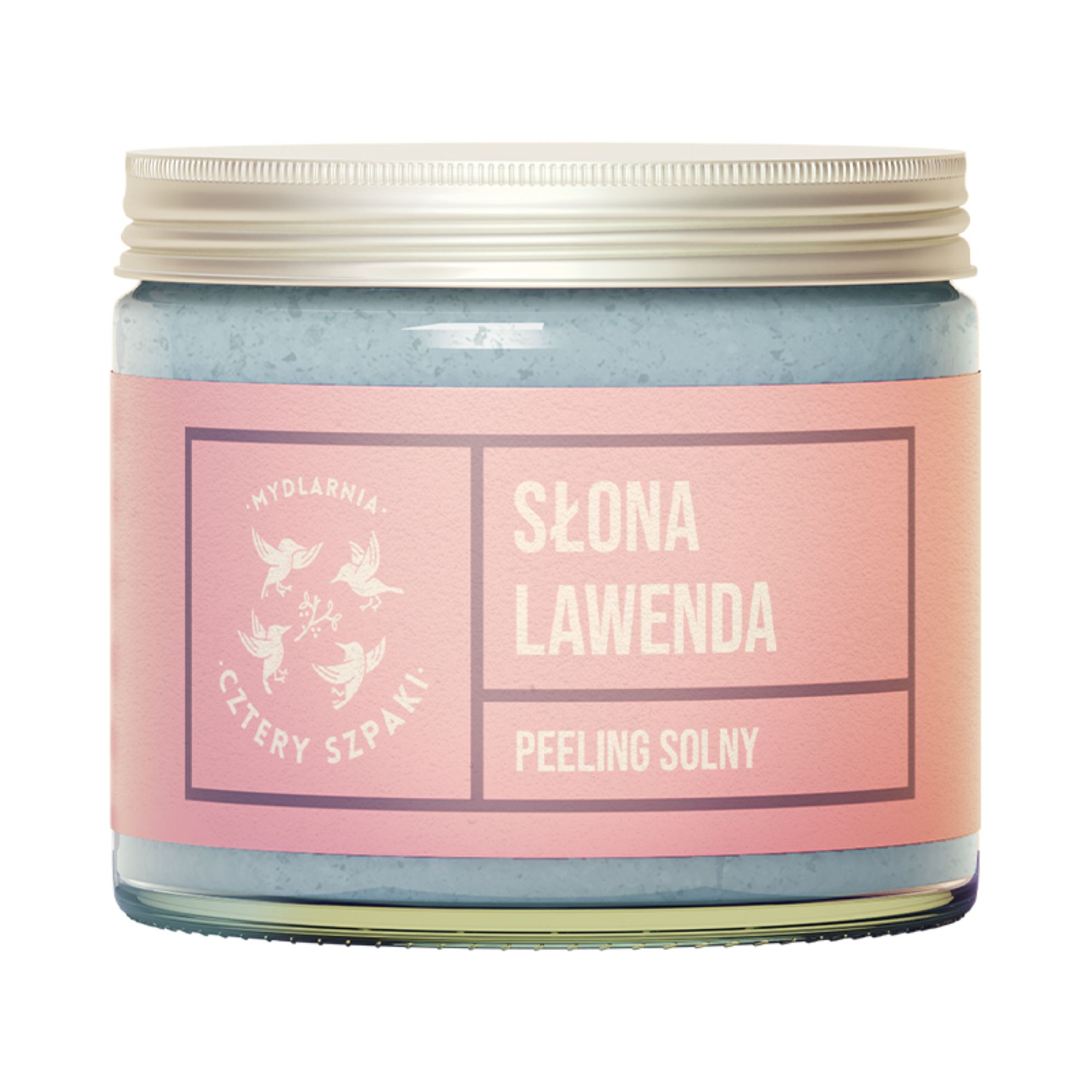 Mydlarnia Cztery Szpaki Peeling solny o zapachu lawendowo - cytrynowym, 250 ml  zdjęcie