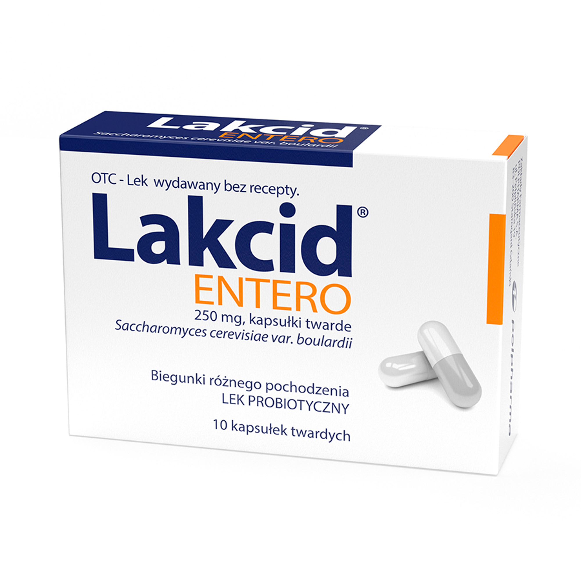 Lakcid ENTERO 250 mg 10 kapsułek twardych