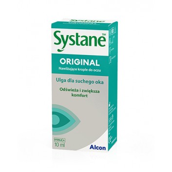 Systane Original Nawilżające krople do oczu, łagodzą pieczenie, podrażnienie - 10 ml - cena, opinie, stosowanie