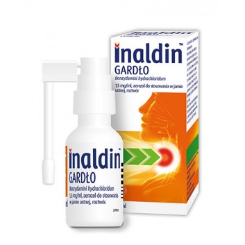 Inaldin Gardło 1,5 mg/ml aerozol do stosowania w jamie ustnej 30 ml